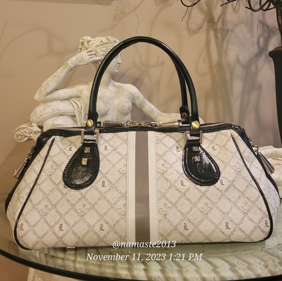 L.A.M.B. Handbags - L.A.M.B. by Gwen Stefani Shadow Esquivel Satchel Luxury Designer Handbag #626